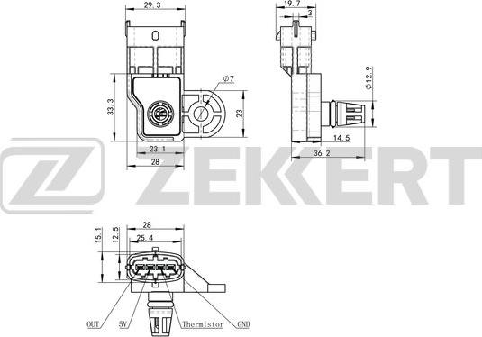 Zekkert SE-2016 - Mjerač zapremine zraka www.molydon.hr