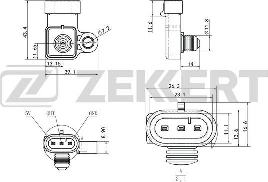 Zekkert SE-2025 - Mjerač zapremine zraka www.molydon.hr