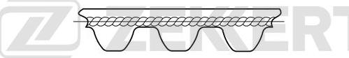 Zekkert ZR-1054 - Zupčasti remen  www.molydon.hr