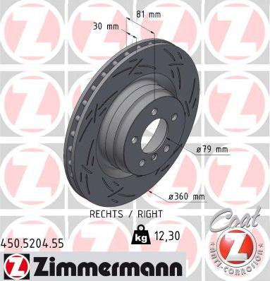 Zimmermann 450.5204.55 - Kočioni disk www.molydon.hr