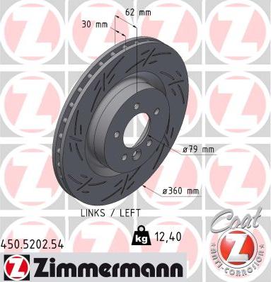 Zimmermann 450.5202.54 - Kočioni disk www.molydon.hr