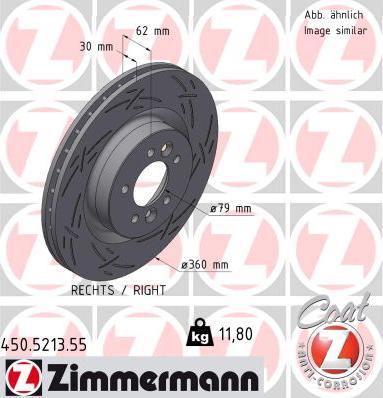 Zimmermann 450.5213.55 - Kočioni disk www.molydon.hr