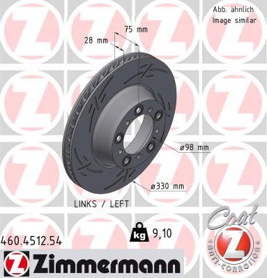 Zimmermann 460.4512.54 - Kočioni disk www.molydon.hr