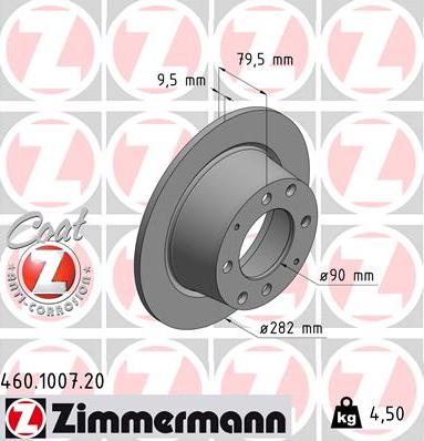 Zimmermann 460.1007.20 - Kočioni disk www.molydon.hr