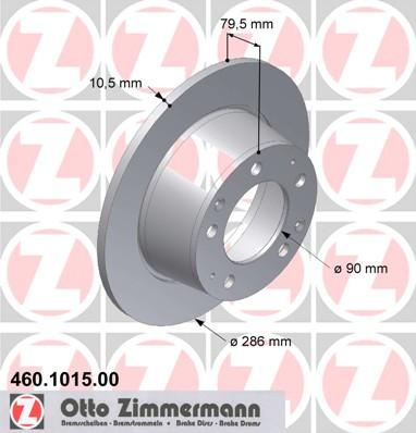 Zimmermann 460.1015.00 - Kočioni disk www.molydon.hr