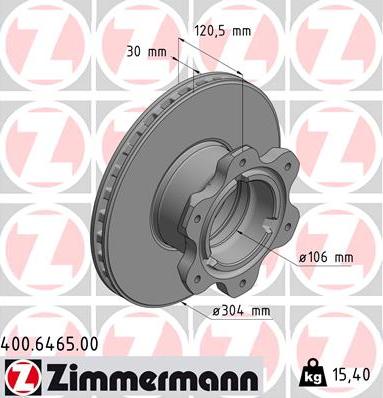 Zimmermann 400.6465.00 - Kočioni disk www.molydon.hr