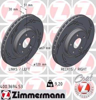 Zimmermann 400.3694.53 - Kočioni disk www.molydon.hr