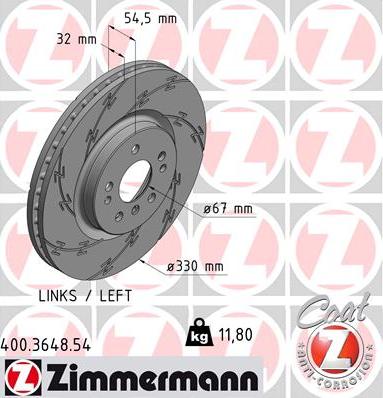 Zimmermann 400.3648.54 - Kočioni disk www.molydon.hr