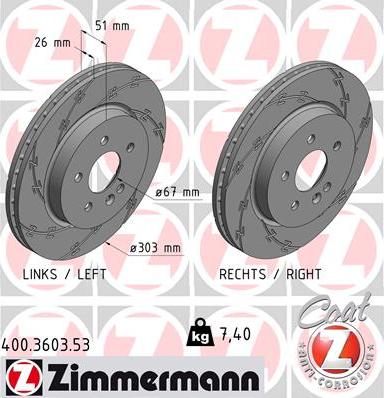 Zimmermann 400.3603.53 - Kočioni disk www.molydon.hr