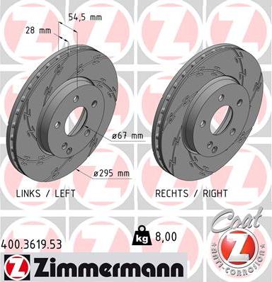 Zimmermann 400.3619.53 - Kočioni disk www.molydon.hr