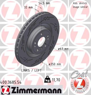 Zimmermann 400.3685.54 - Kočioni disk www.molydon.hr