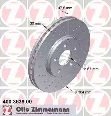 Zimmermann 400.3639.00 - Kočioni disk www.molydon.hr