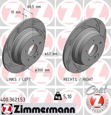 Zimmermann 400.3621.53 - Kočioni disk www.molydon.hr