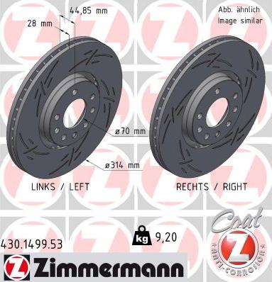 Zimmermann 430.1499.53 - Kočioni disk www.molydon.hr