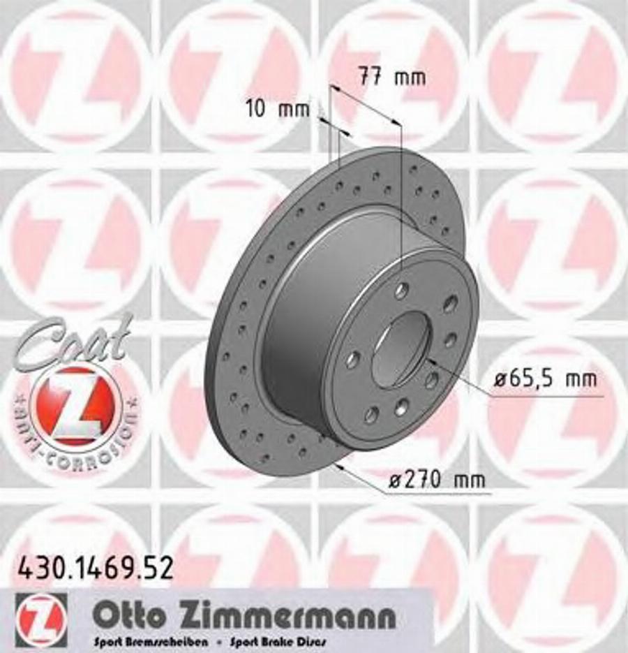 Zimmermann 430146952 - Kočioni disk www.molydon.hr