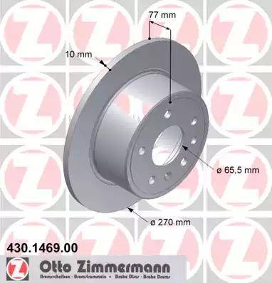 Zimmermann 430.1469.00 - Kočioni disk www.molydon.hr