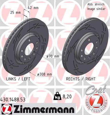 Zimmermann 430.1488.53 - Kočioni disk www.molydon.hr