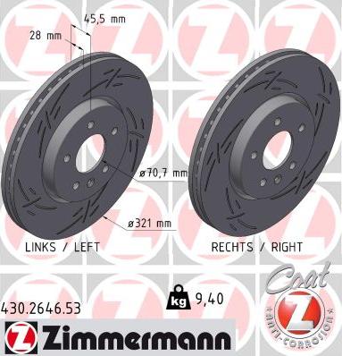 Zimmermann 430.2646.53 - Kočioni disk www.molydon.hr