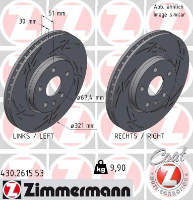 Zimmermann 430.2615.53 - Kočioni disk www.molydon.hr