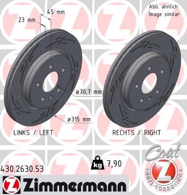 Zimmermann 430.2630.53 - Kočioni disk www.molydon.hr