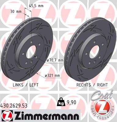 Zimmermann 430.2629.53 - Kočioni disk www.molydon.hr