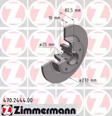 Zimmermann 470.2444.00 - Kočioni disk www.molydon.hr