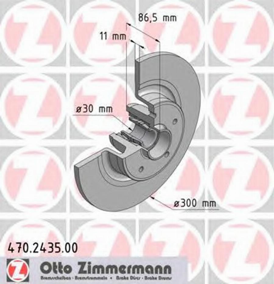 Zimmermann 470243500 - Kočioni disk www.molydon.hr