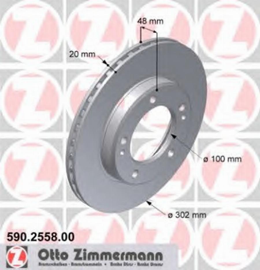 Zimmermann 590255800 - Kočioni disk www.molydon.hr