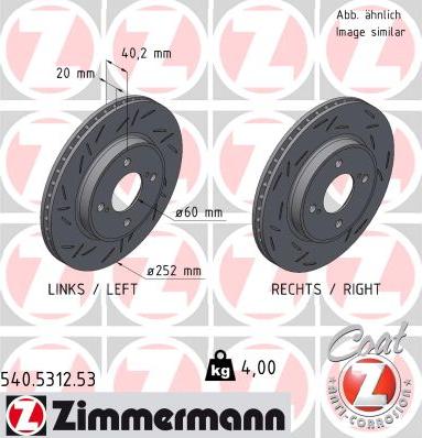 Zimmermann 540.5312.53 - Kočioni disk www.molydon.hr