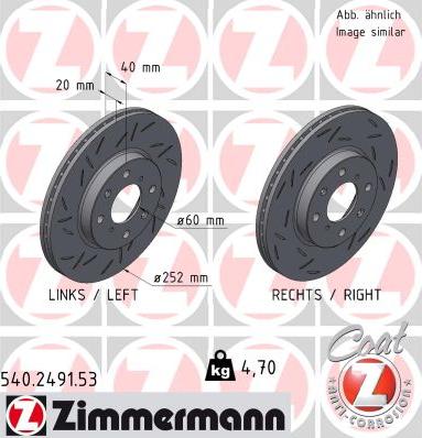 Zimmermann 540.2491.53 - Kočioni disk www.molydon.hr