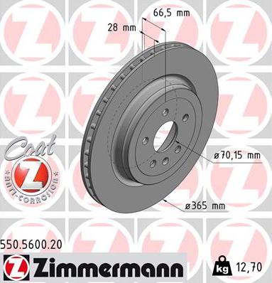 Zimmermann 550.5600.20 - Kočioni disk www.molydon.hr