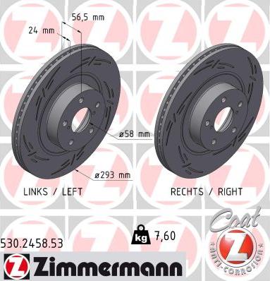 Zimmermann 530.2458.53 - Kočioni disk www.molydon.hr