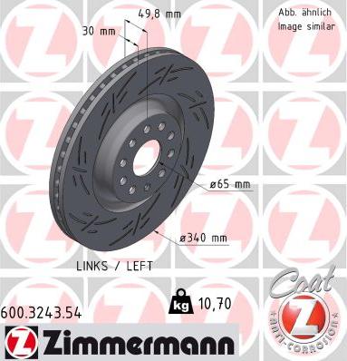 Zimmermann 600.3243.54 - Kočioni disk www.molydon.hr