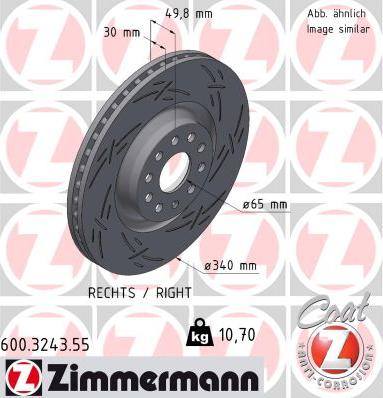 Zimmermann 600.3243.55 - Kočioni disk www.molydon.hr