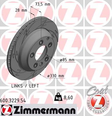 Zimmermann 600.3229.54 - Kočioni disk www.molydon.hr