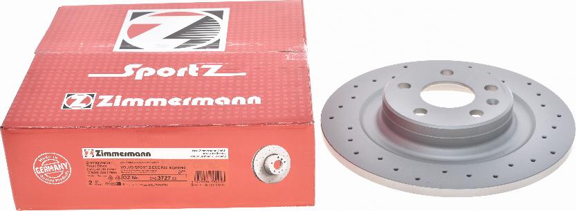 Zimmermann 610.3727.52 - Kočioni disk www.molydon.hr