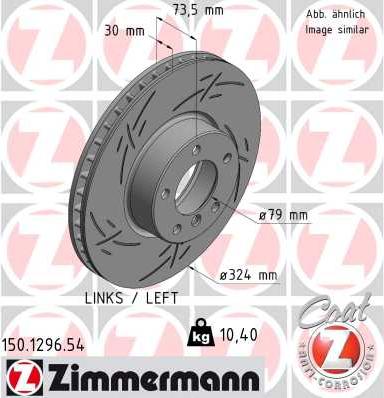 Zimmermann 150.1296.54 - Kočioni disk www.molydon.hr