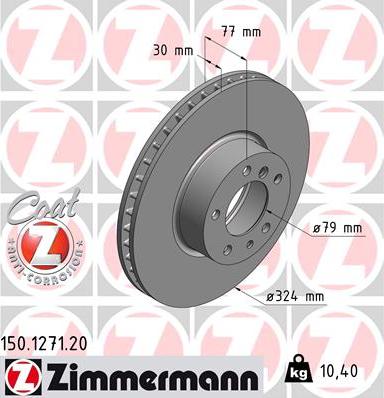 Zimmermann 150.1271.20 - Kočioni disk www.molydon.hr