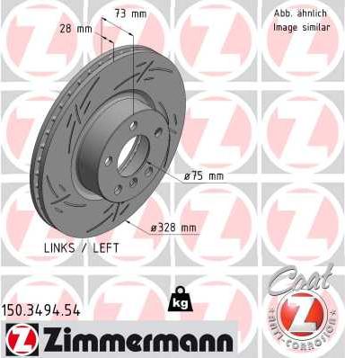 Zimmermann 150.3494.54 - Kočioni disk www.molydon.hr