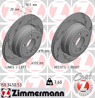 Zimmermann 150.3450.53 - Kočioni disk www.molydon.hr