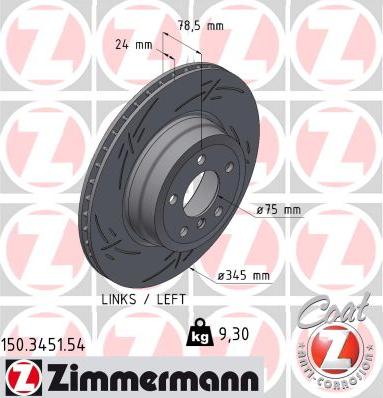 Zimmermann 150.3451.54 - Kočioni disk www.molydon.hr