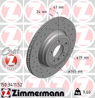 Zimmermann 150.3411.52 - Kočioni disk www.molydon.hr