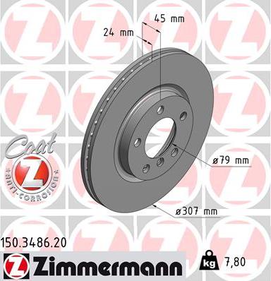 Zimmermann 150.3486.20 - Kočioni disk www.molydon.hr