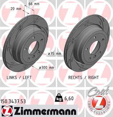 Zimmermann 150.3437.53 - Kočioni disk www.molydon.hr