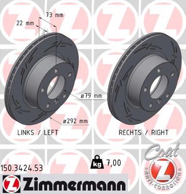 Zimmermann 150.3424.53 - Kočioni disk www.molydon.hr