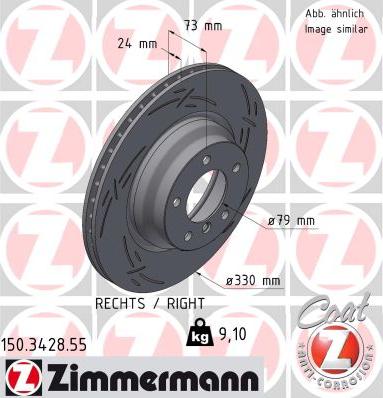 Zimmermann 150.3428.55 - Kočioni disk www.molydon.hr