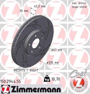 Zimmermann 150.2944.55 - Kočioni disk www.molydon.hr