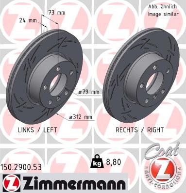 Zimmermann 150.2900.53 - Kočioni disk www.molydon.hr