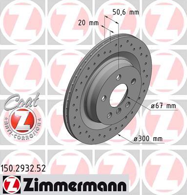 Zimmermann 150.2932.52 - Kočioni disk www.molydon.hr