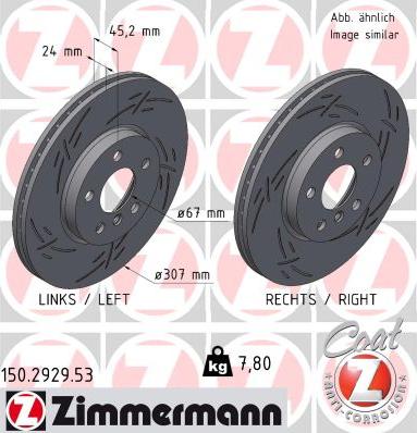 Zimmermann 150.2929.53 - Kočioni disk www.molydon.hr